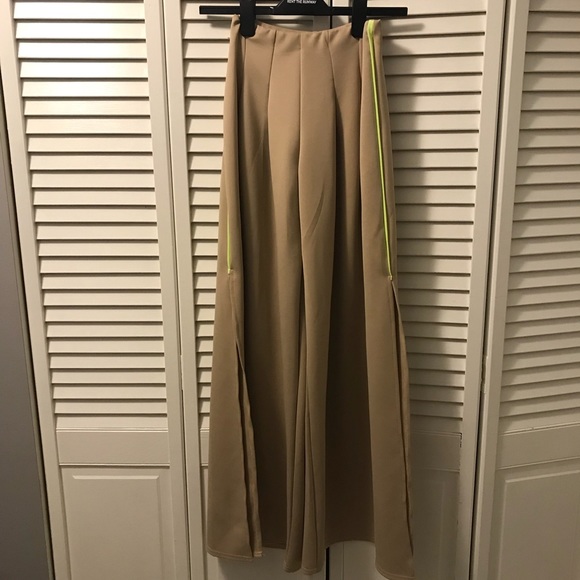 NWT ASOS wide leg side split trouser joggers - Picture 3 of 3